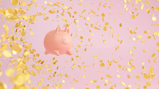 Free Stock Photo of Pink Piggy Bank on Top of Coin Pile | Download Free ...
