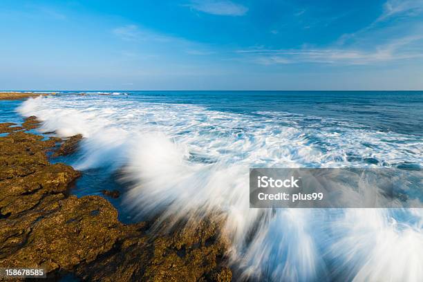 Waves Crashing Motion Blur Rocks Little Andaman Stock Photo - Download Image Now - Andaman Islands, Andaman Sea, Andaman and Nicobar Islands