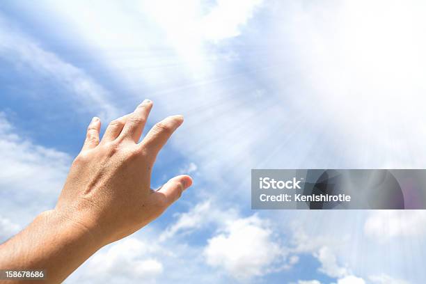 Hand Reaching Out Stock Photo - Download Image Now - Arms Outstretched, Aspirations, Assistance