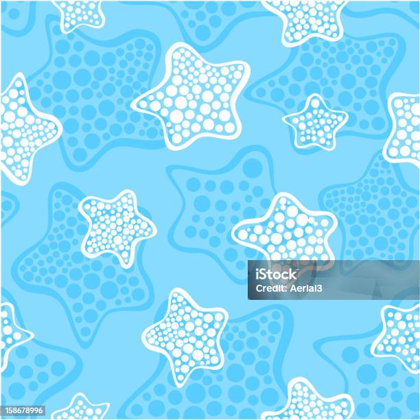 Seamless Pattern Di Stelle Marine - Immagini vettoriali stock e altre immagini di A forma di stella - A forma di stella, Animale, Astratto