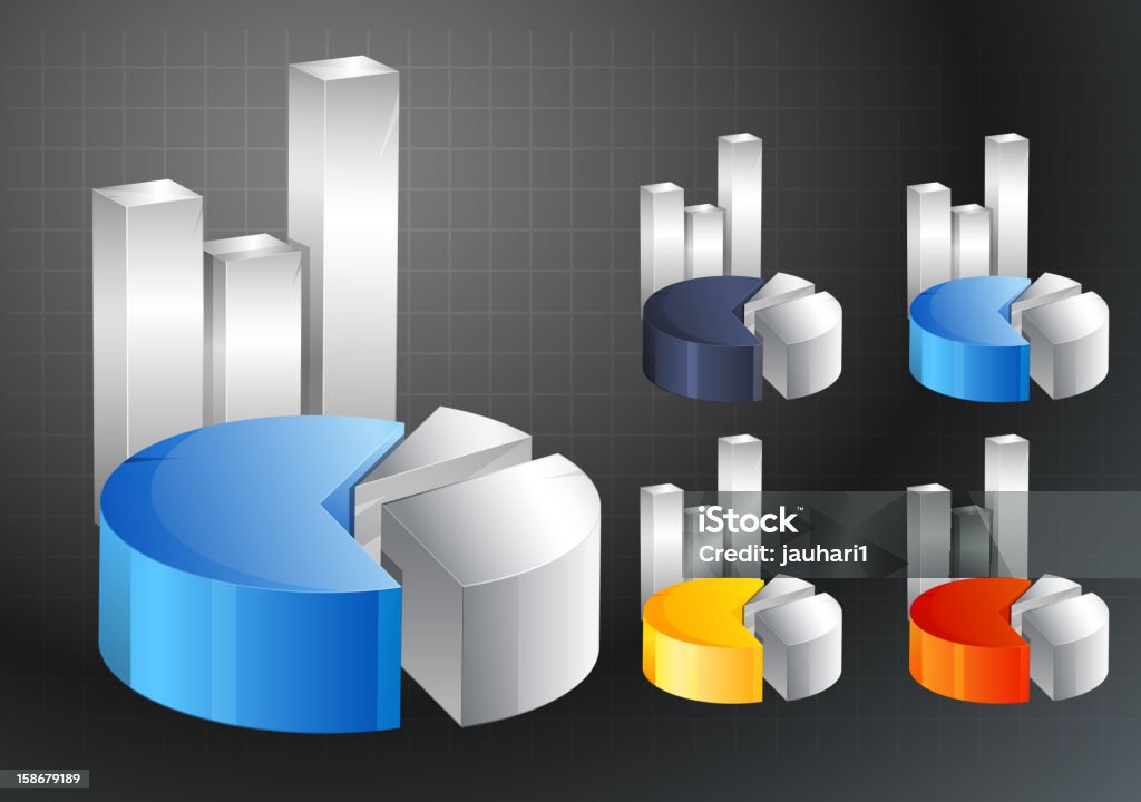 Elementos de gráfico - Vetor de Analisar royalty-free