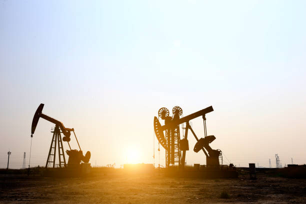 istock The oil pump, industrial equipment 1586797126
