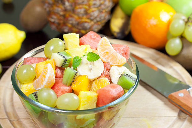 istock Fresh fruits salad in bowl 158681684