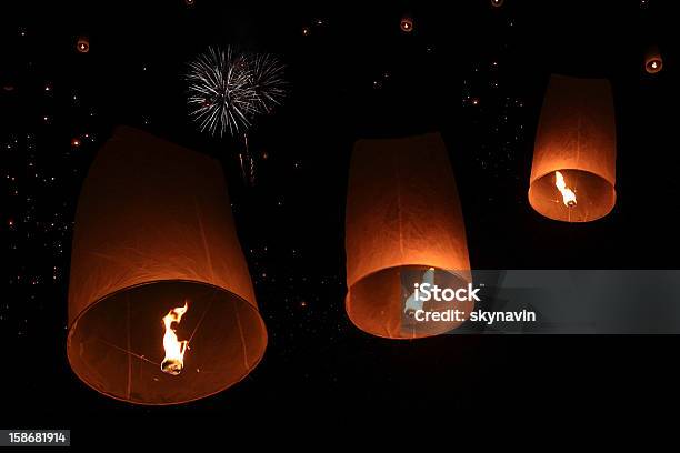 Flying Laterne Yeepang Festiva Stockfoto und mehr Bilder von Asien - Asien, Elektrische Lampe, Erdöl