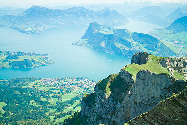 istock Lake Luzern and Alps 158683222