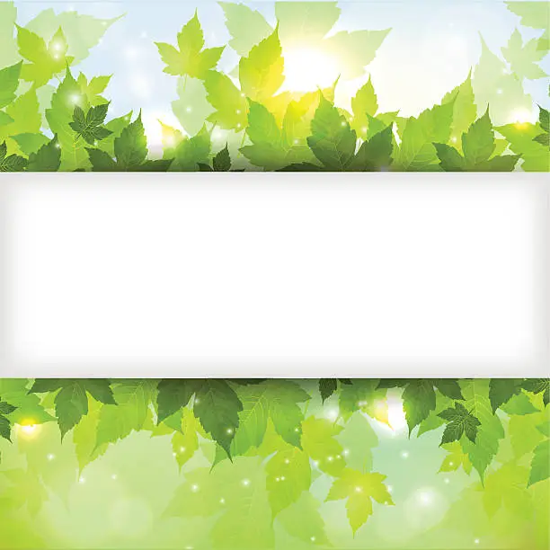 Vector illustration of spring background