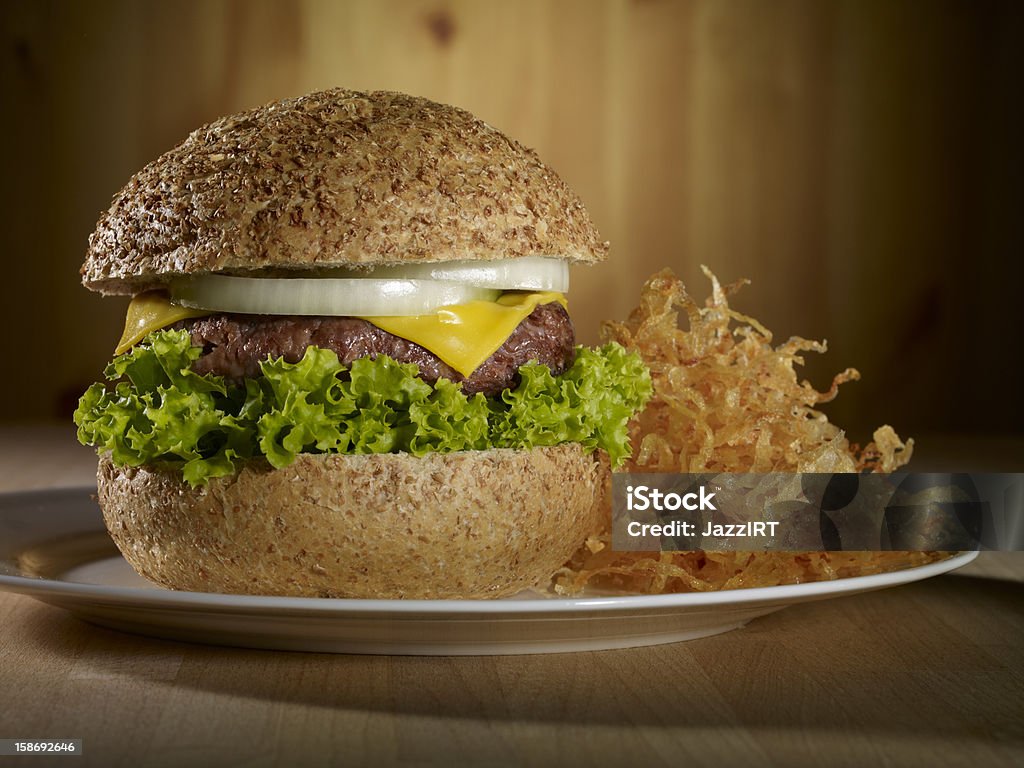 Cheeseburger Baked Pastry Item Stock Photo