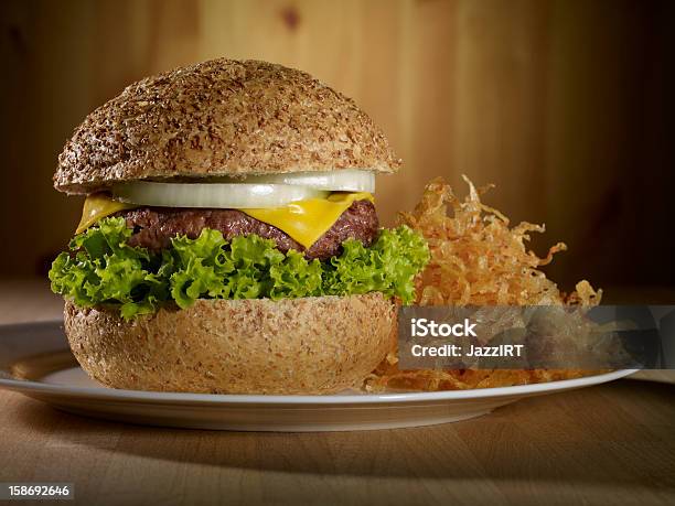 Cheeseburger Stock Photo - Download Image Now - Baked Pastry Item, Baking, Beef