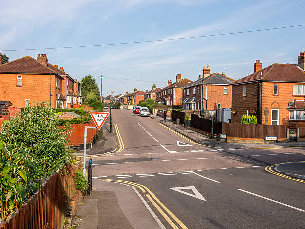istock English style houses 158695039