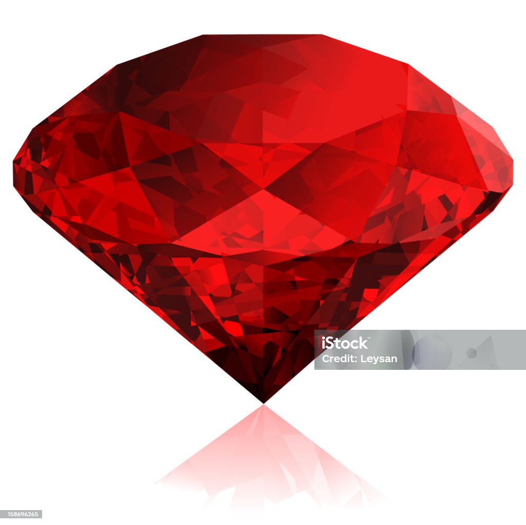 Diamond Ruby Vector Vector Ruby Stock Illustration - Download Image Now - Clip Art, Diamond ...