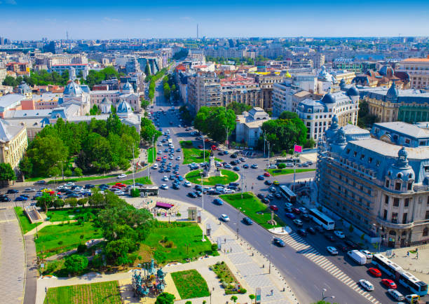 istock Bucharest city in Romania 1586997483