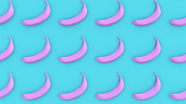 Pop art bananas pattern.