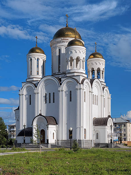istock Transfiguration church in Serov, Russia 158708731