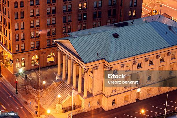 Customs House In Norfolk Stock Photo - Download Image Now - Norfolk - Virginia, Virginia - US State, Aerial View