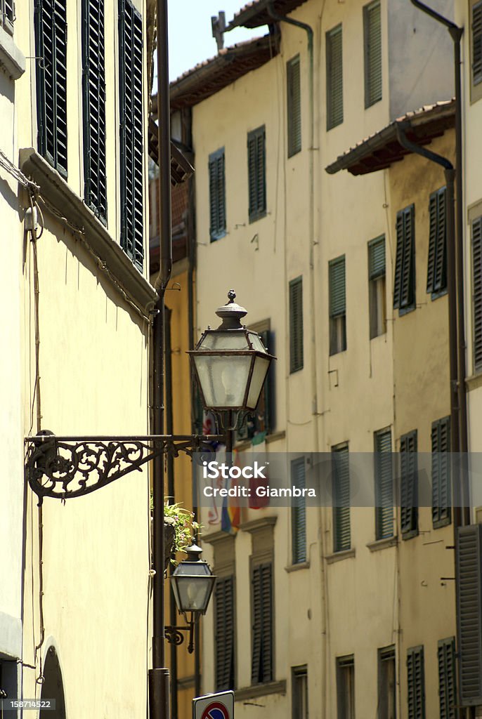 Firenze s Alley - Foto stock royalty-free di Bandiera dell'Italia