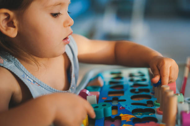 istock Child playing with toy 1587154926