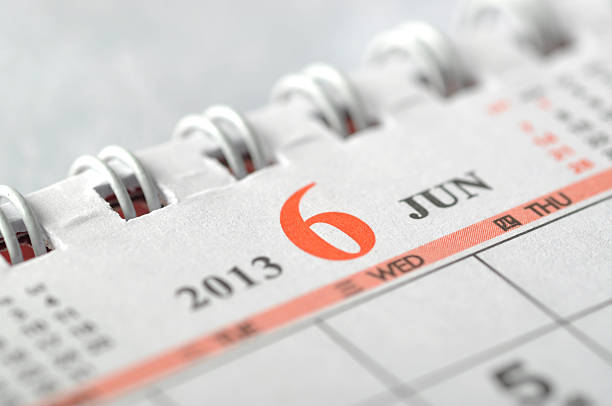 istock June of 2013 year calendar 158717902