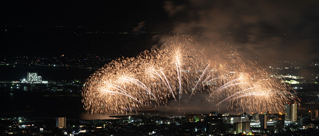 Fireworks festival in Japan