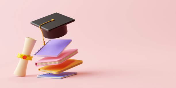 istock Back to school education background. school accessories. 3D render 1587190484