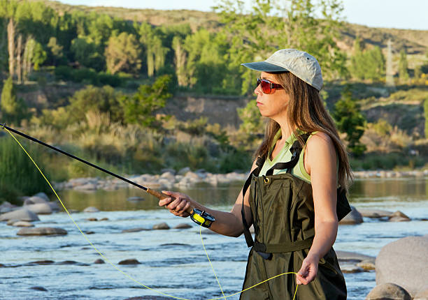 istock Woman fishing 158720957