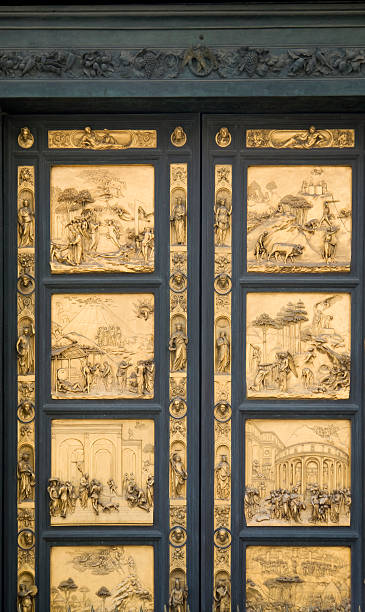 istock door at Florence Baptistery 158727555