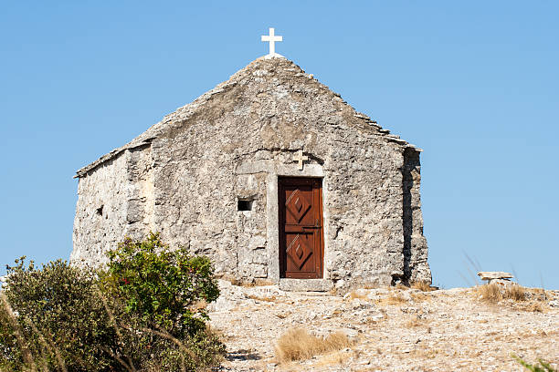 istock little chapel on the mountain 158727905