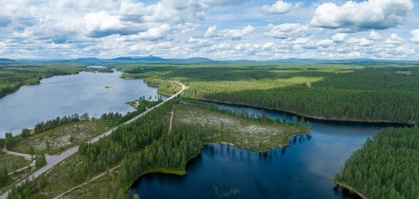istock Roadtrip through Swedish summer landscape 1587286479
