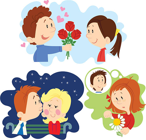 Love vector art illustration