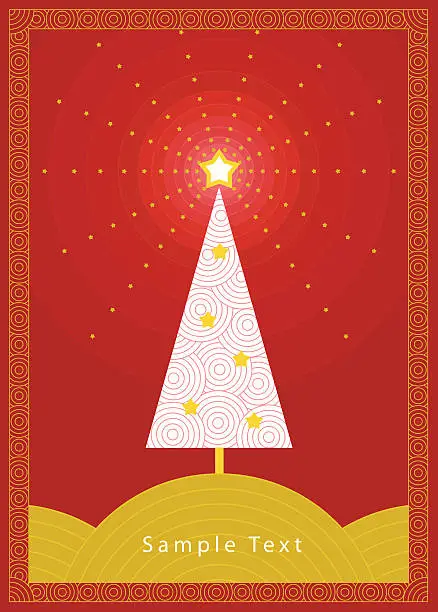 Vector illustration of Christmas Tree