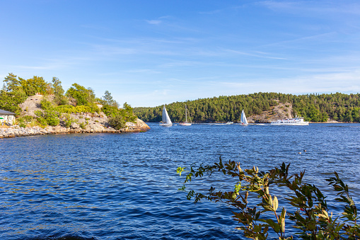 Fjäderholmarna archipelago island near Stockholm, Sweden