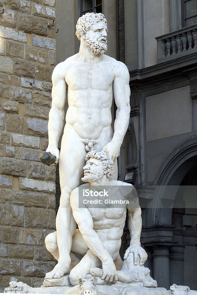 Hercules e Cacus - Foto stock royalty-free di Caco
