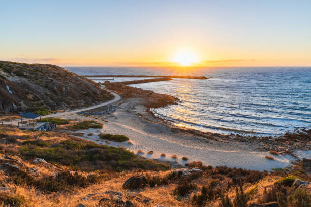 istock O'Sullivan Beach coastline with bike lane at sunset 1587342142