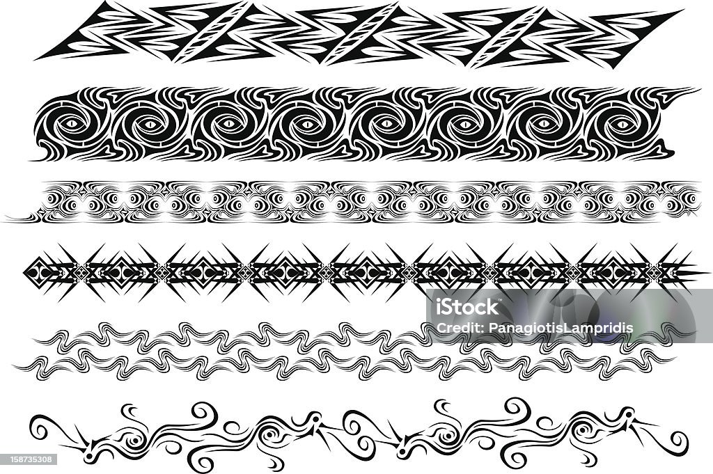 tribal tatoo some of my tribal tatto designs Abstract stock vector