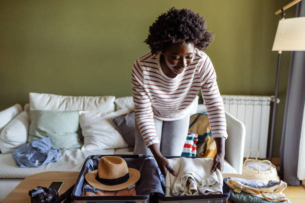 istock Packing luggage for holidays 1587360970
