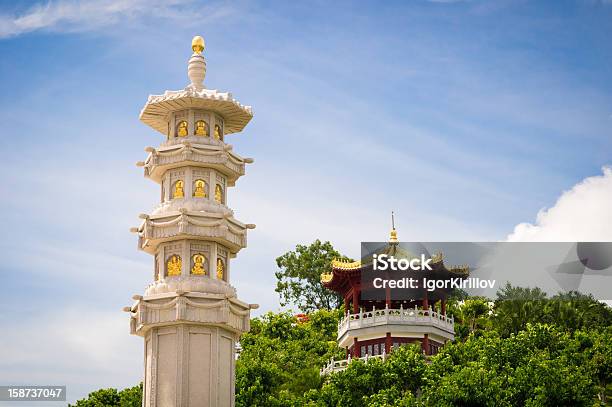 Buddhist Stone Pillar In Sanya Nanshan Cultural Tourism Zone Stock Photo - Download Image Now