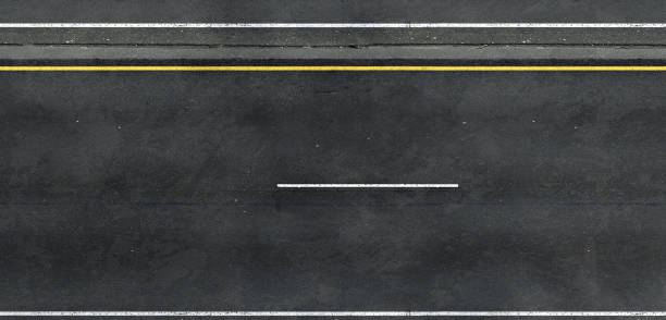 istock Background Road surface asphalt lanes and traffic lines bitumen surface 3D illustration 1587391506