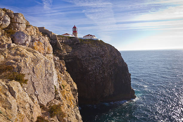 Faro de Cabo de san Vicente, Portugal - foto de stock