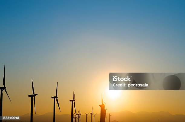 Windmills Stock Photo - Download Image Now - Electricity, Fuel and Power Generation, Green Technology