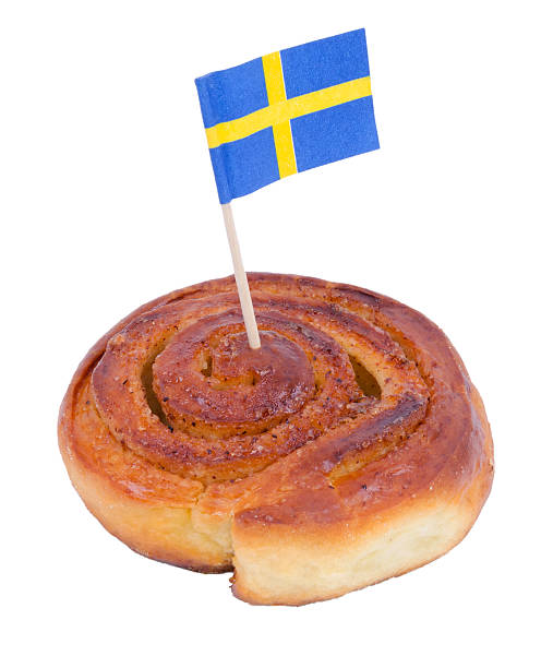 스웨덴 시나몬 bun - single object cinnamon dessert close up 뉴스 사진 이미지