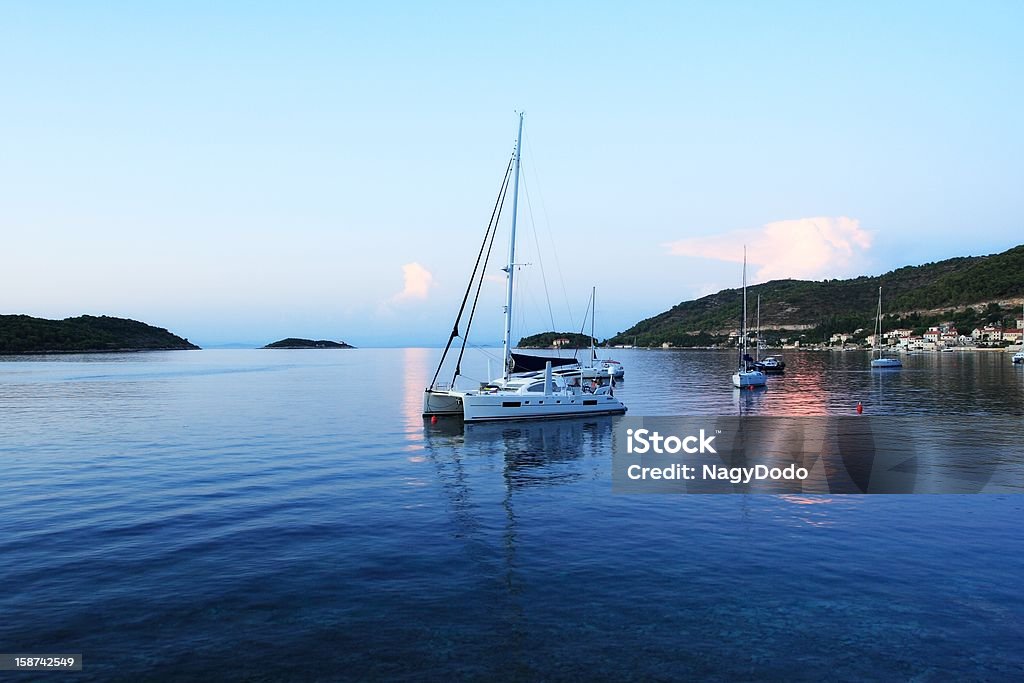 Puerto de yates en Croacia - Foto de stock de Agua libre de derechos