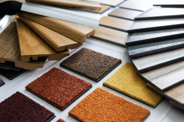 istock variety of flooring material and skirting samples 1587457305