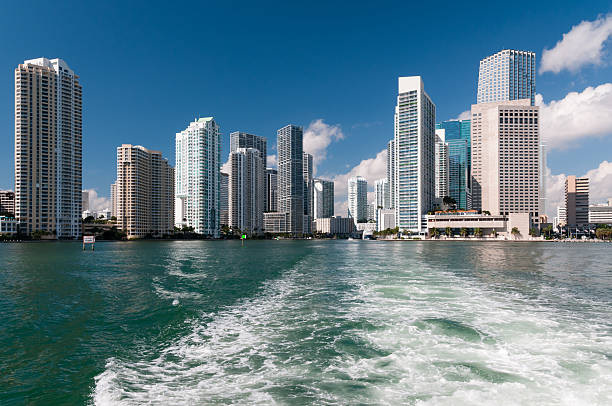 Skyline di Miami - foto stock