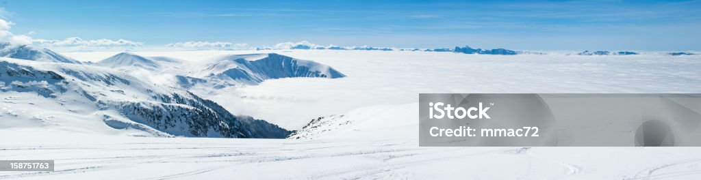 높은 산의 신비스러운 (확대) - 로열티 프리 북극 지방 스톡 사진