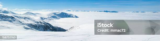 Panorama Da Montanha Alta - Fotografias de stock e mais imagens de Ártico - Ártico, Clima polar, Branco