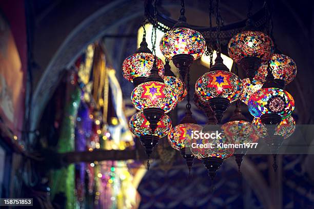Türkische Lampen Grand Bazaar Stockfoto und mehr Bilder von Abstrakt - Abstrakt, Arabeske, Asiatische Kultur