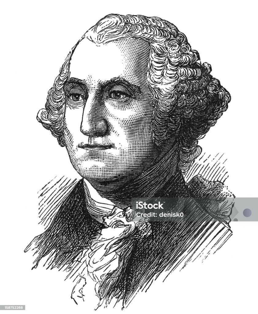 George Waszyngton - Zbiór ilustracji royalty-free (George Washington)