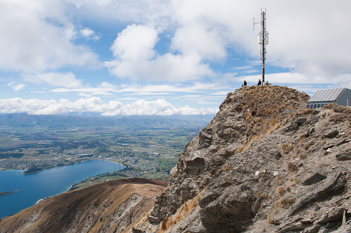 The top of Roy's Peak above Wanaka, New Zealand