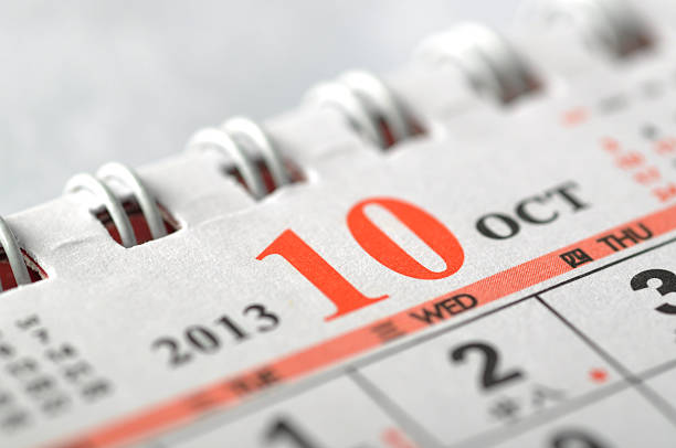 istock October of 2013 year calendar 158755081