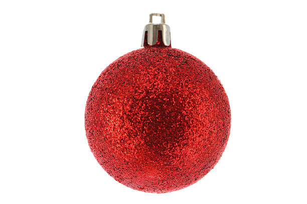 istock Round glittery Christmas ornament 158755552