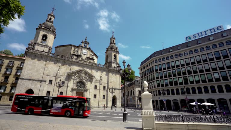 Church of San Nicolas , in the Old Town Center of Bilbao.